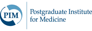 Logo of the Postgraduate Institute for Medicine featuring the acronym 