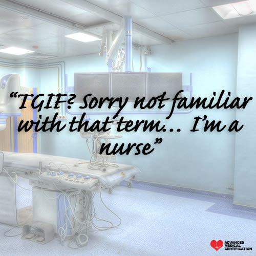 funny nurse quote tgif