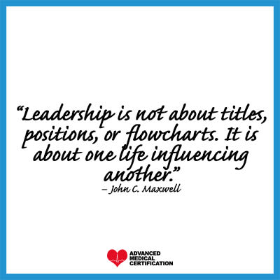 quotes to inspire you to be a leading nurse John C. Maxwell