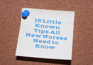 tips new nurses need to know