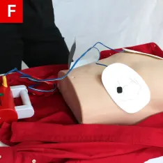 BLS Figure 8 F Move away from the person