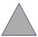 silver triangle representing active shooter code