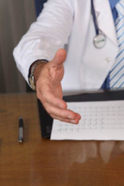 Handshake with Doctor